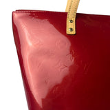 Louis Vuitton Red Monogram Vernis Bellevue Handbag PM