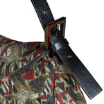Fendi FF Bird Print Baguette