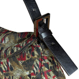 Fendi FF Bird Print Baguette