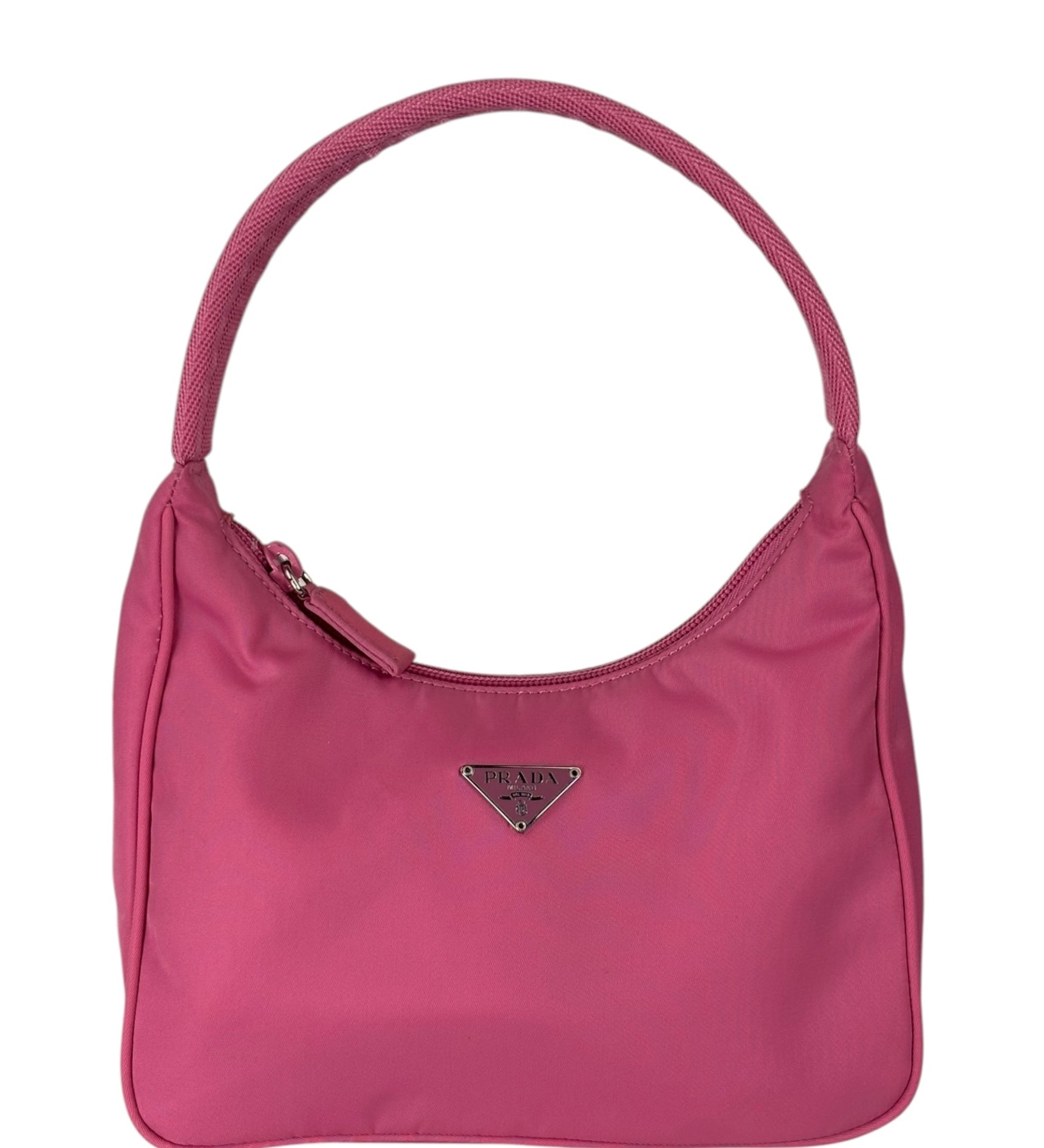 Prada Pink Tessuto Nylon Pochette