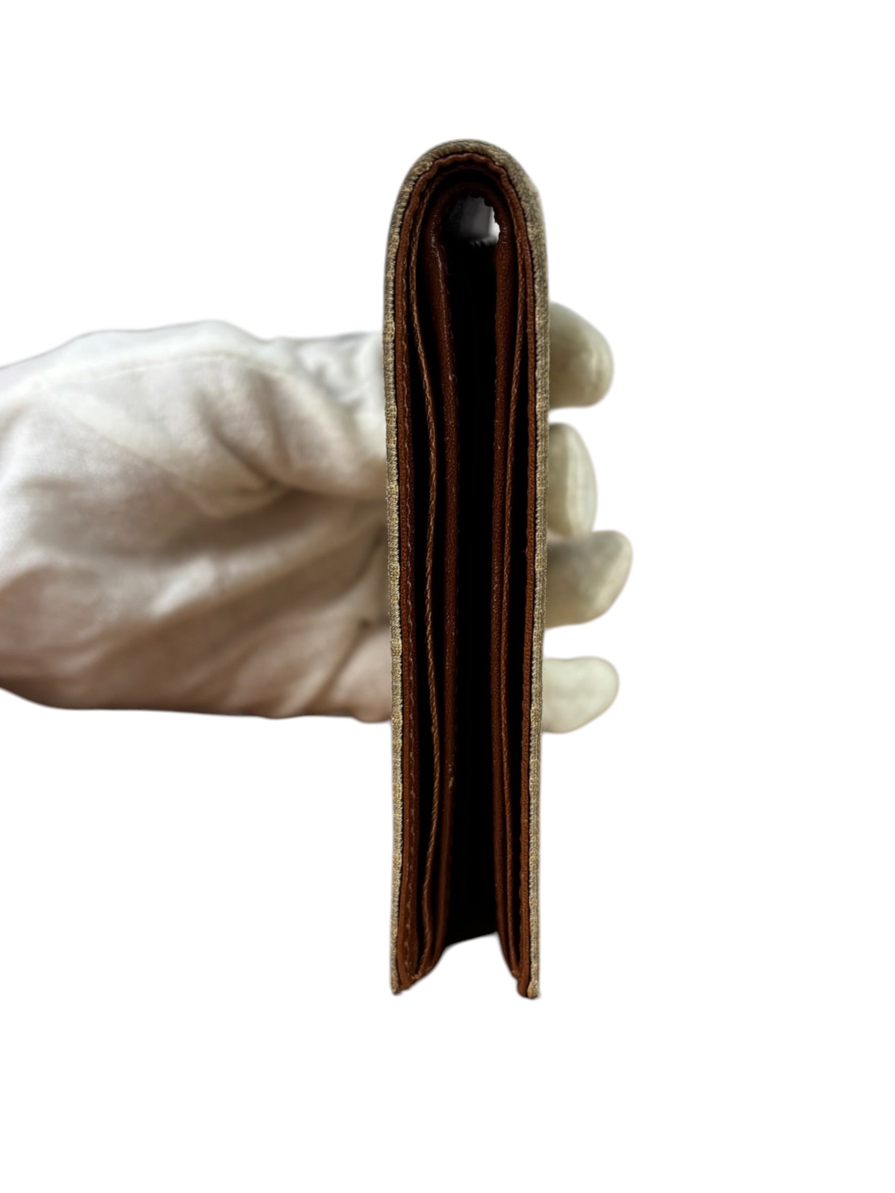 Fendi Beige/Brown Zucca Bi-Fold Wallet