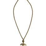 Chanel Vintage CC Logo Filigree Ball Pendant -1995