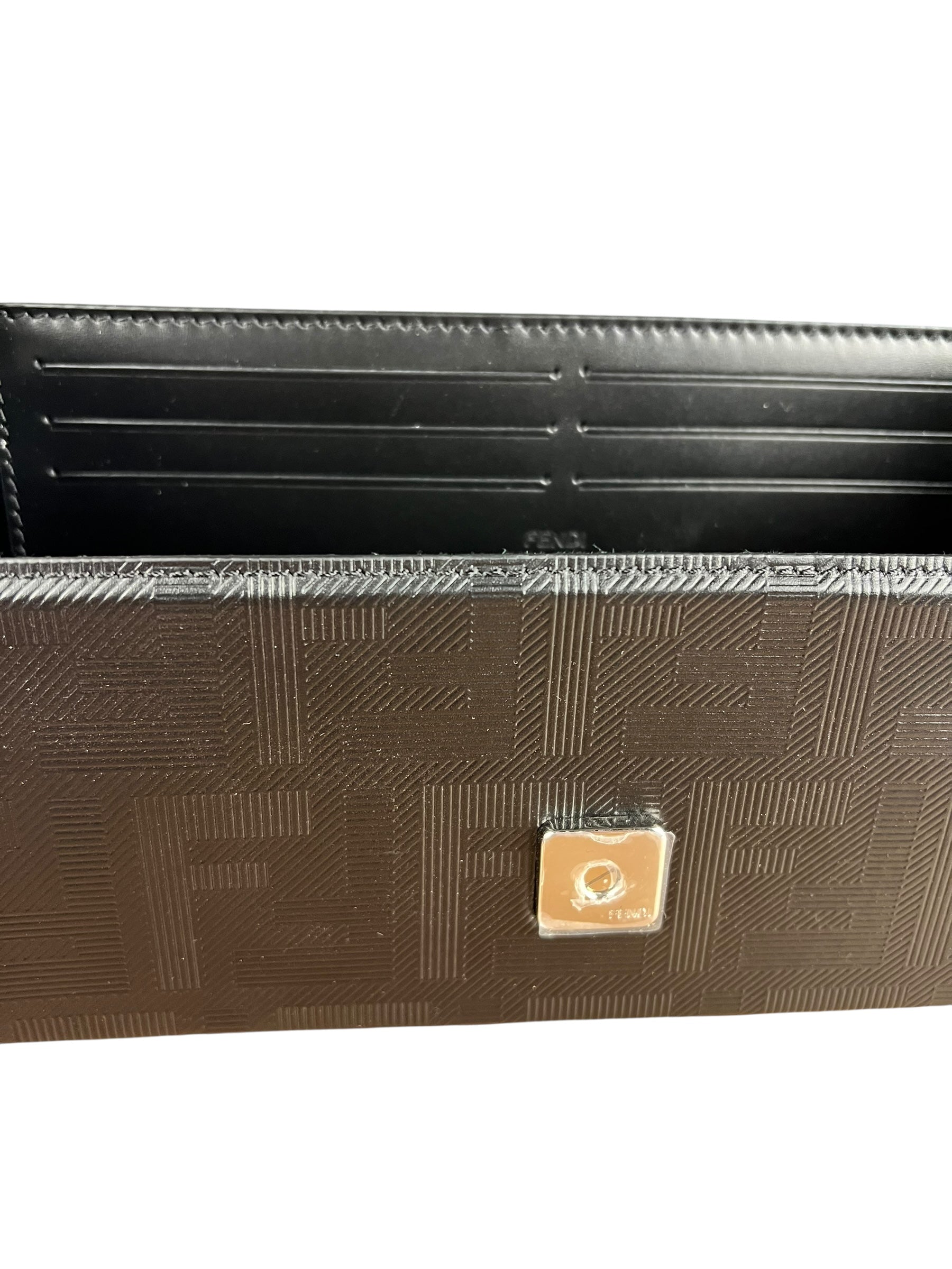 Fendi Soft Trunk Baguette Black