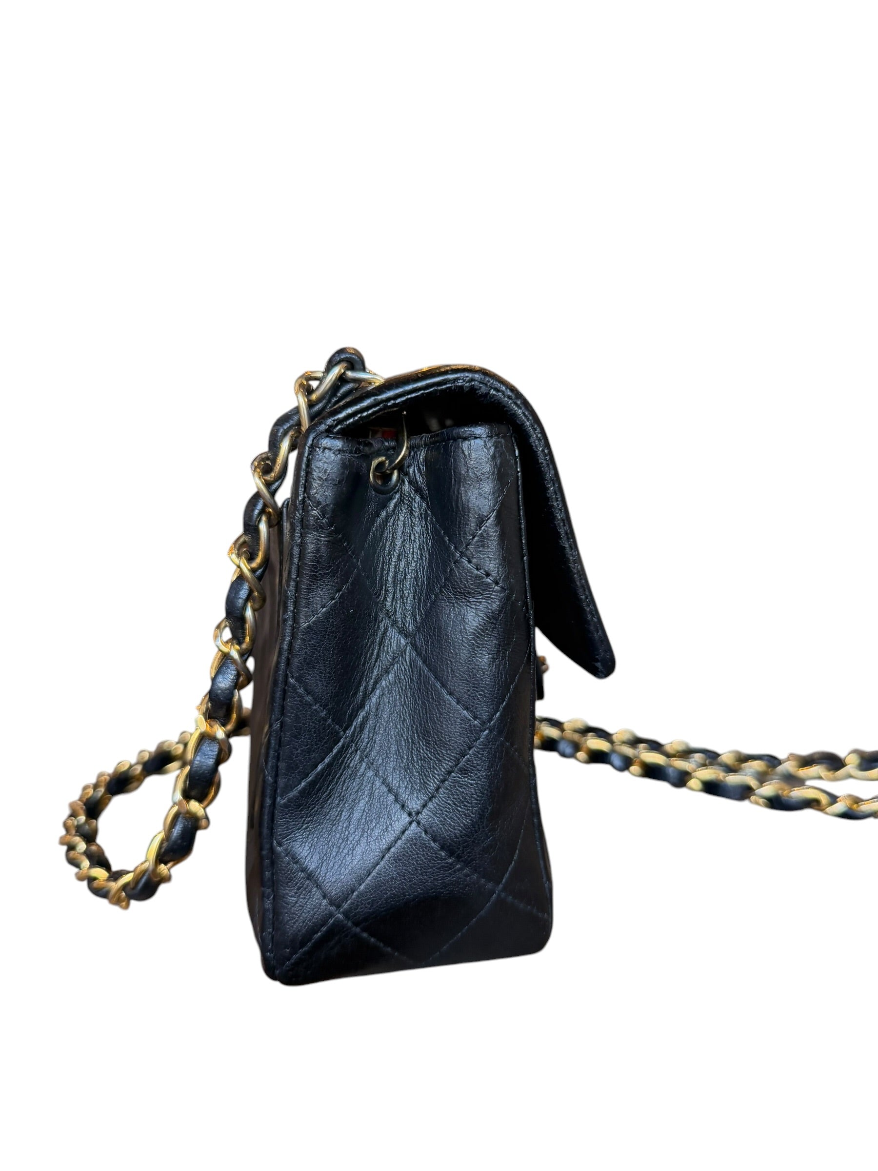 Chanel Black Leather Classic Mini Flap Bag ‘94-‘96
