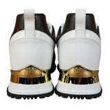 Louis Vuitton White/Brown Run Away Sneakers