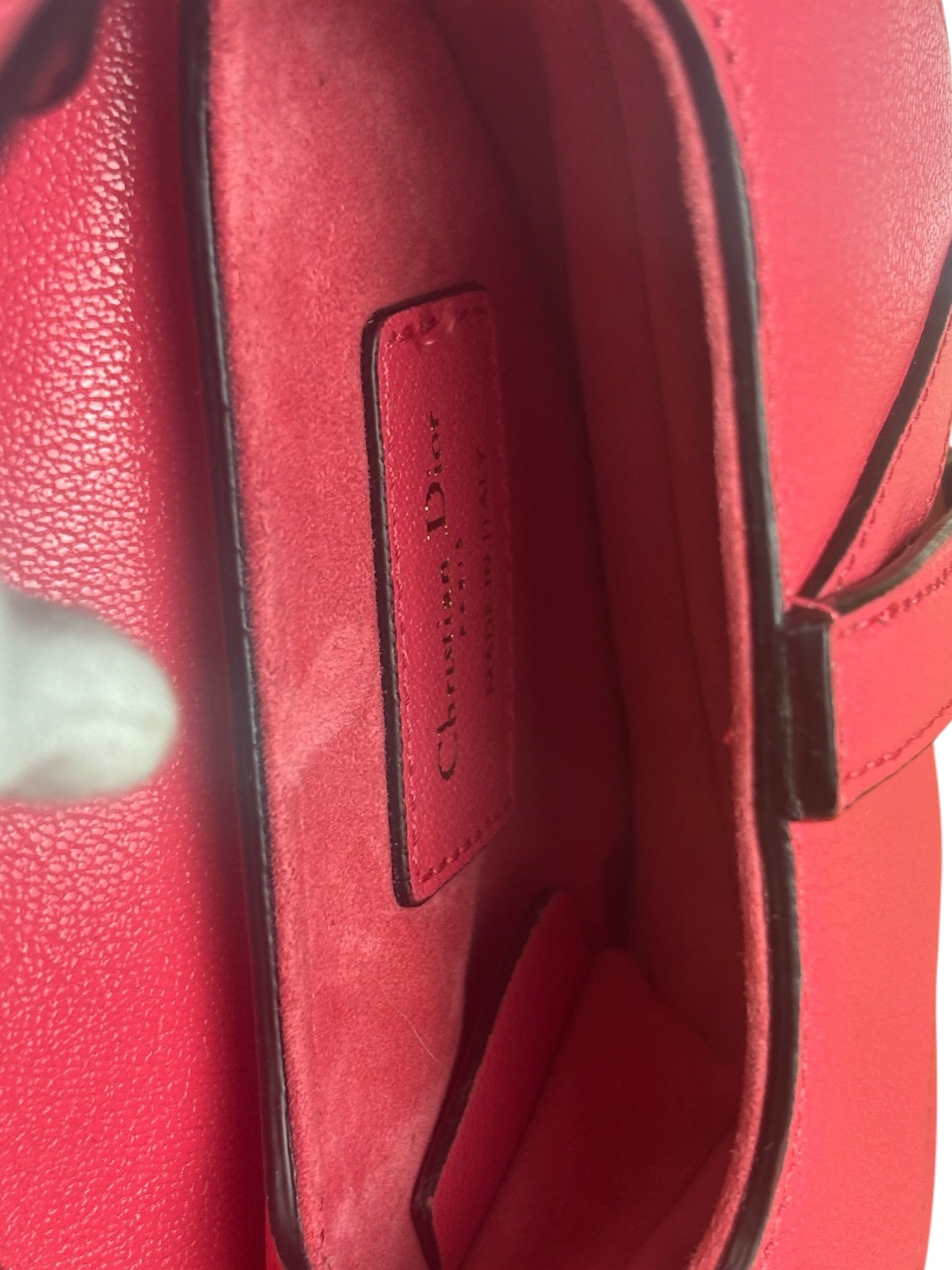 Christian Dior Pink Sanddle Micro Shoulder Bag