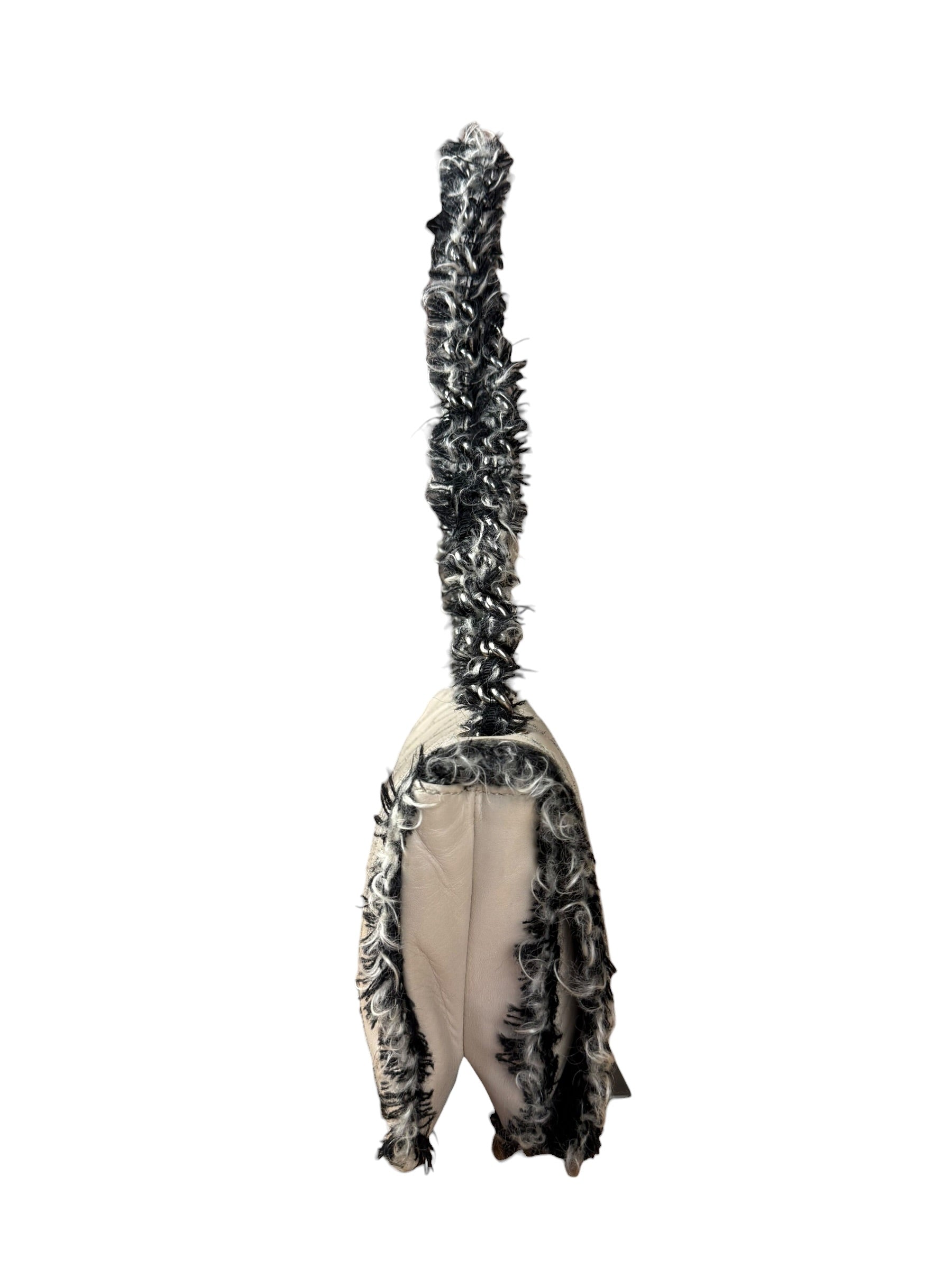 Chanel Tweedy Quilted Leather Fringe Flap Bag 2011