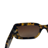 Off-White Tortoiseshell Rectangular C/O The Sun Sunglasses