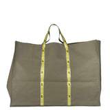 Louis Vuitton Muted Khaki Vinyl Cup Beach/Shopping Bag