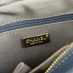 Chanel Gabrielle Small Sequin Hobo Bag Navy 2018
