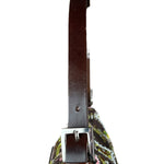 Fendi Canvas Baguette Dark Brown Beaded