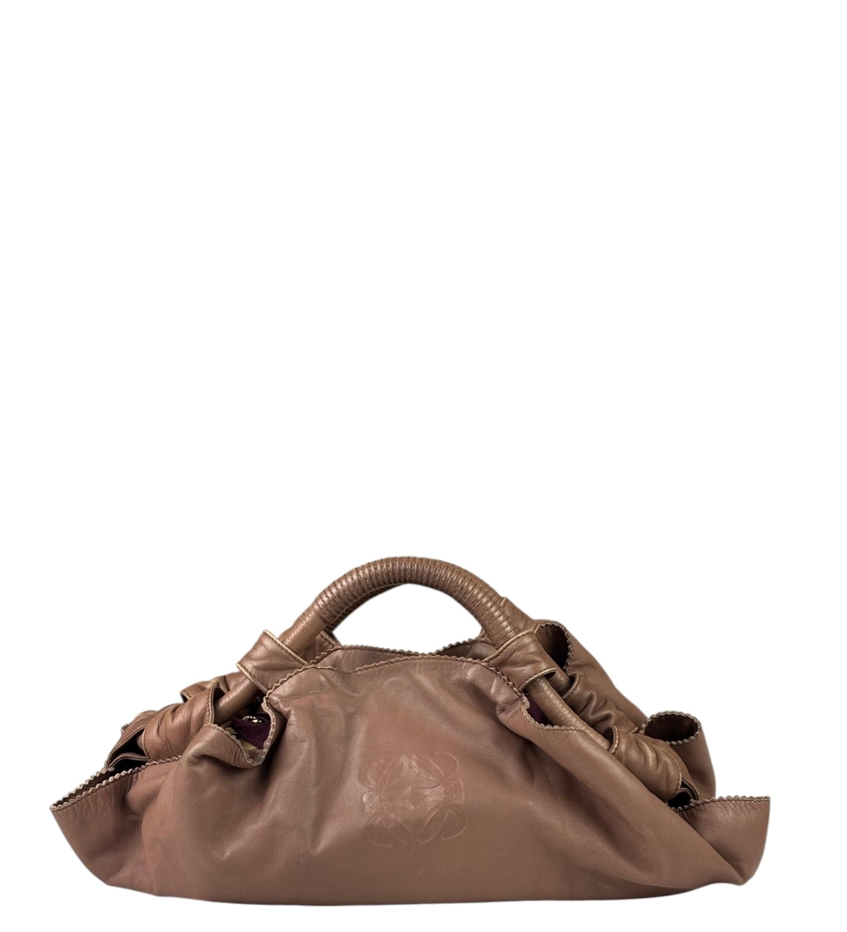 Loewe Dusty Rose Pink Leather Nappa Aire Handbag