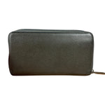Chanel Caviar Leather Grey Zip Wallet