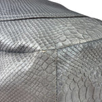 Coach Grey Pythonskin  Indy Babouska Two-Way Shoulder Bag