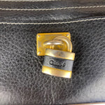 Chloé Black Leather Paddington Long Wallet