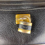 Chloé Black Leather Paddington Long Wallet