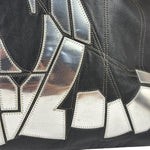 Chanel Black Leather CC Mirrored Mosaic Chain Tote 2008