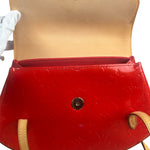 Louis Vuitton Red Monogram Vernis Biscayne Bay PM Handbag