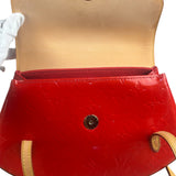 Louis Vuitton Red Monogram Vernis Biscayne Bay PM Handbag