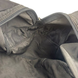 Prada Vintage Black Nylon Bowler Bag
