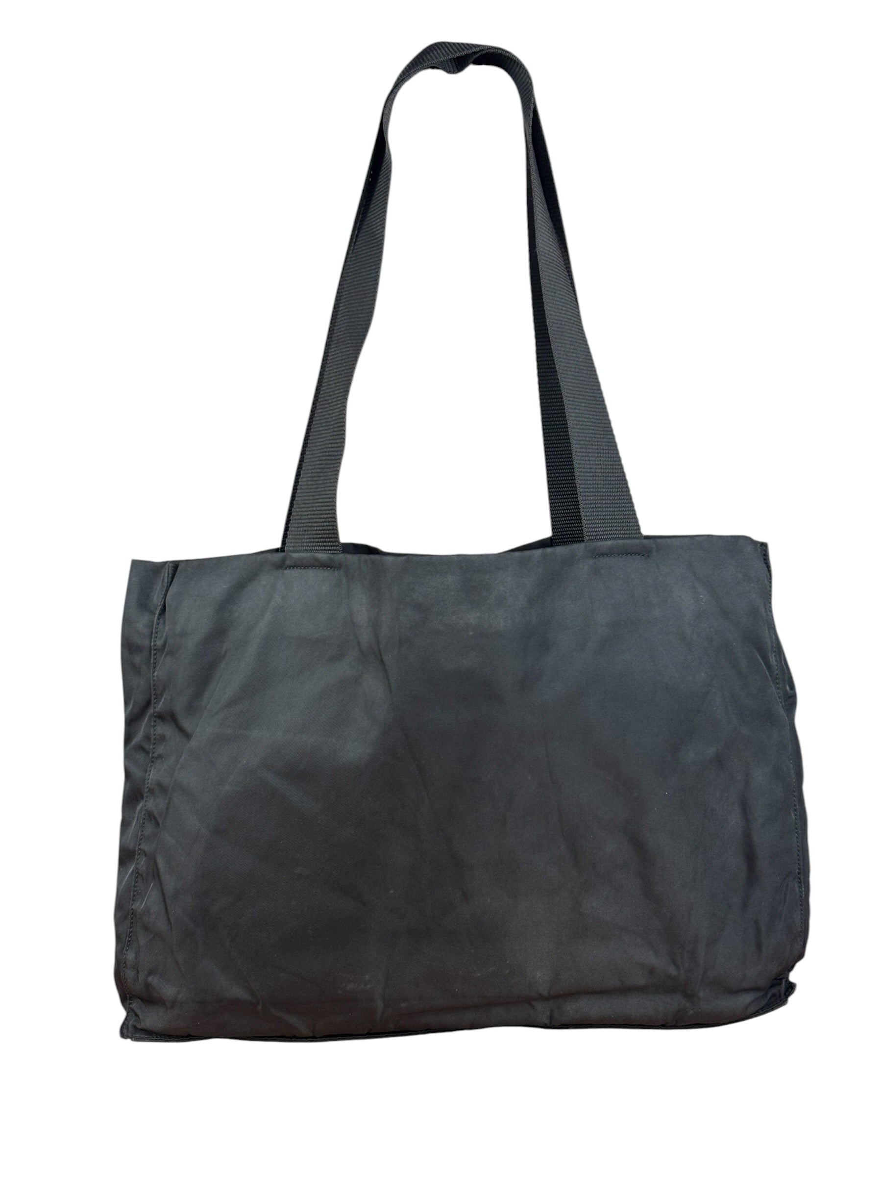 Prada Black Tessuto Nylon Tote Bag