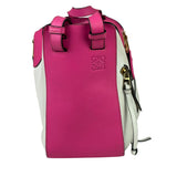 Loewe Pink/White Leather M Hammock Bag