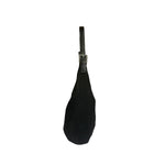 Fendi Black Leather Trim Mamma Baguette