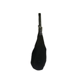 Fendi Black Leather Trim Mamma Baguette