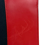Gucci Red Leather Sylvie Buckle Shoulder Bag