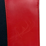 Gucci Red Leather Sylvie Buckle Shoulder Bag