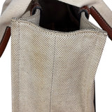 Chloe Leather Trim Woody Medium Tote Bag