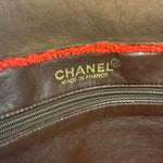 Chanel 1998 Coco Mark Brown Suede Handbag
