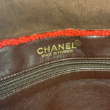 Chanel 1998 Coco Mark Brown Suede Handbag