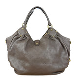 Louis Vuitton Brown Leather Mahina Hobo Bag