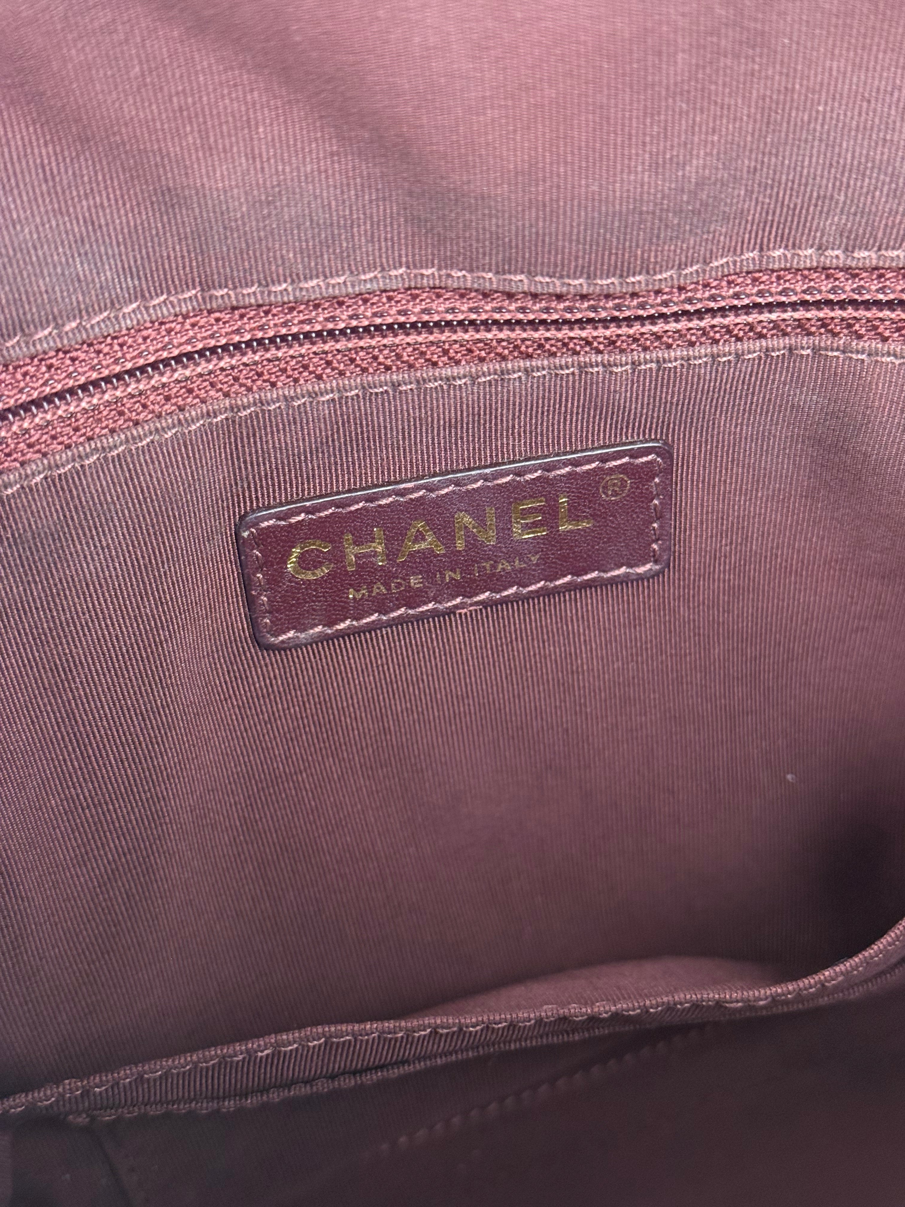 Chanel V Stitch Chevron Leather Black/Gold Chain Shoulder Bag 2014