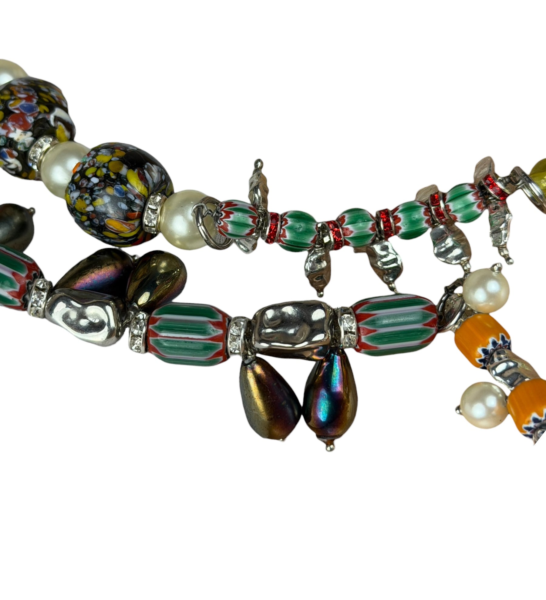 Dries Van Noten Multi-Beaded Tie Belt