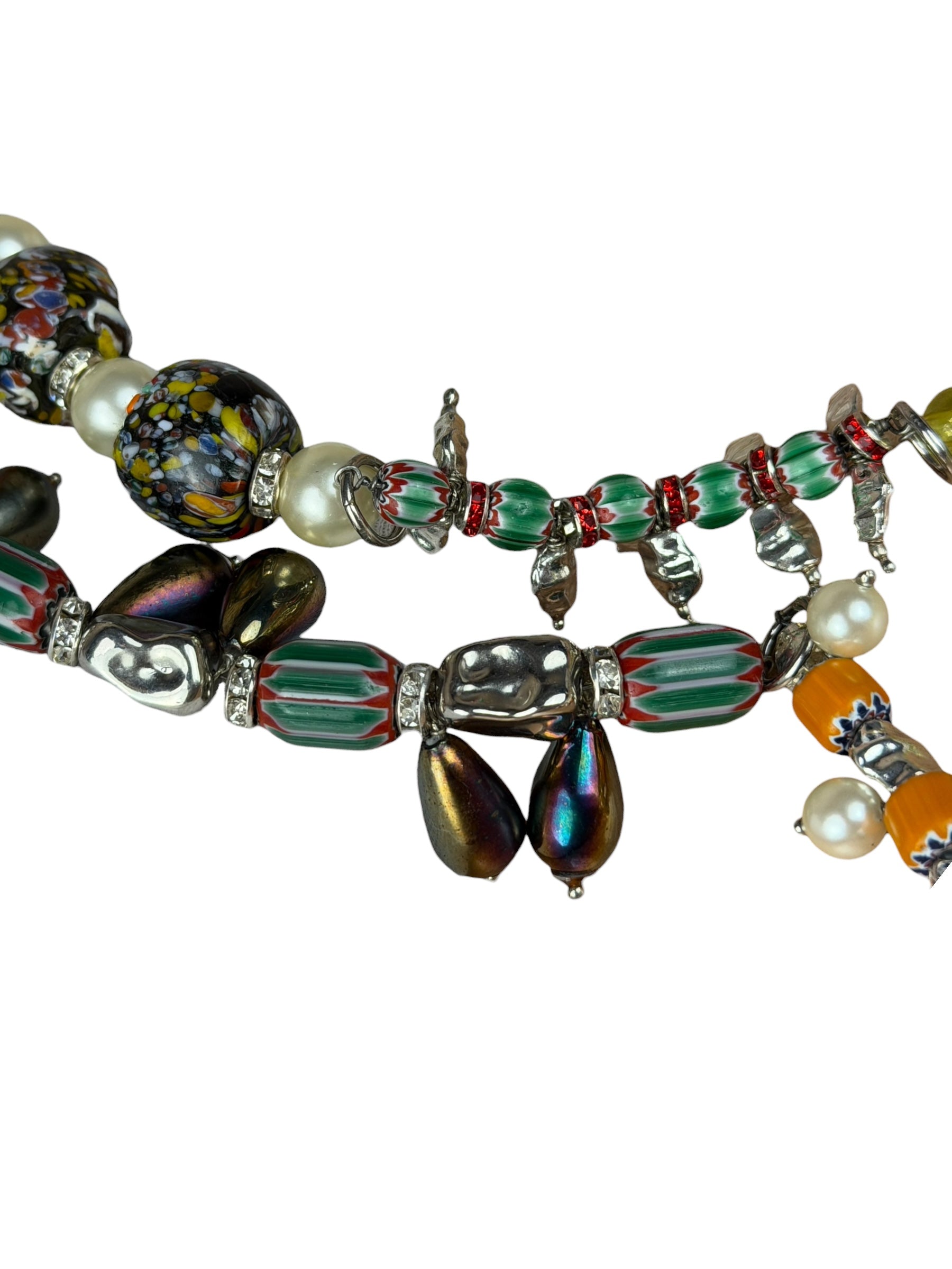 Dries Van Noten Multi-Beaded Tie Belt