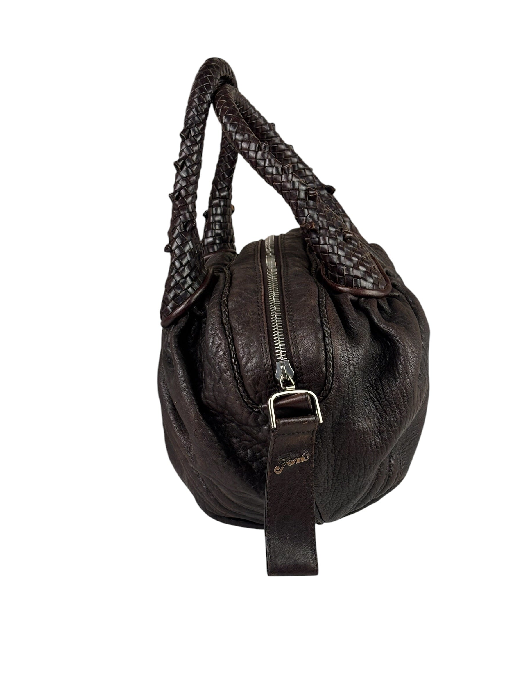Fendi Vintage Brown Small Spy Bag