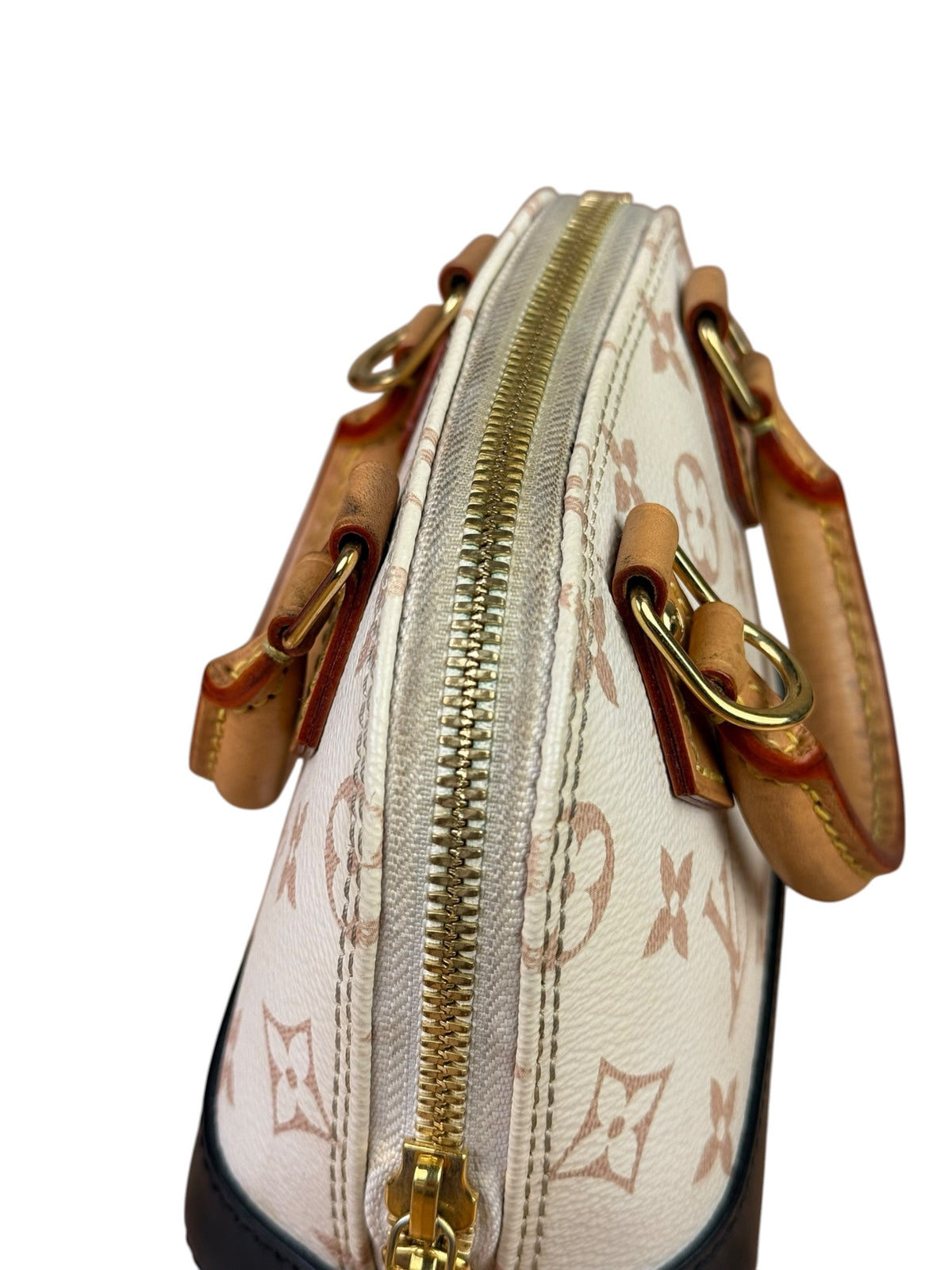 Louis Vuitton Off-White/Black Monogram Dune Nano Alma Two-Way Bag