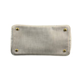 Prada Grey Denim Canapa Logo Tote