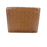 Bottega Veneta Brown Intercciato Bifold Wallet