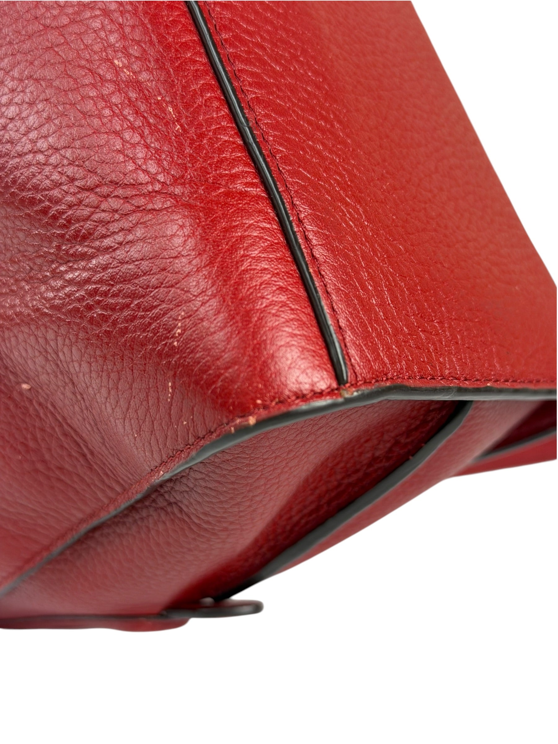 Coach Red Leather Mini Rowan Two-Way Bag