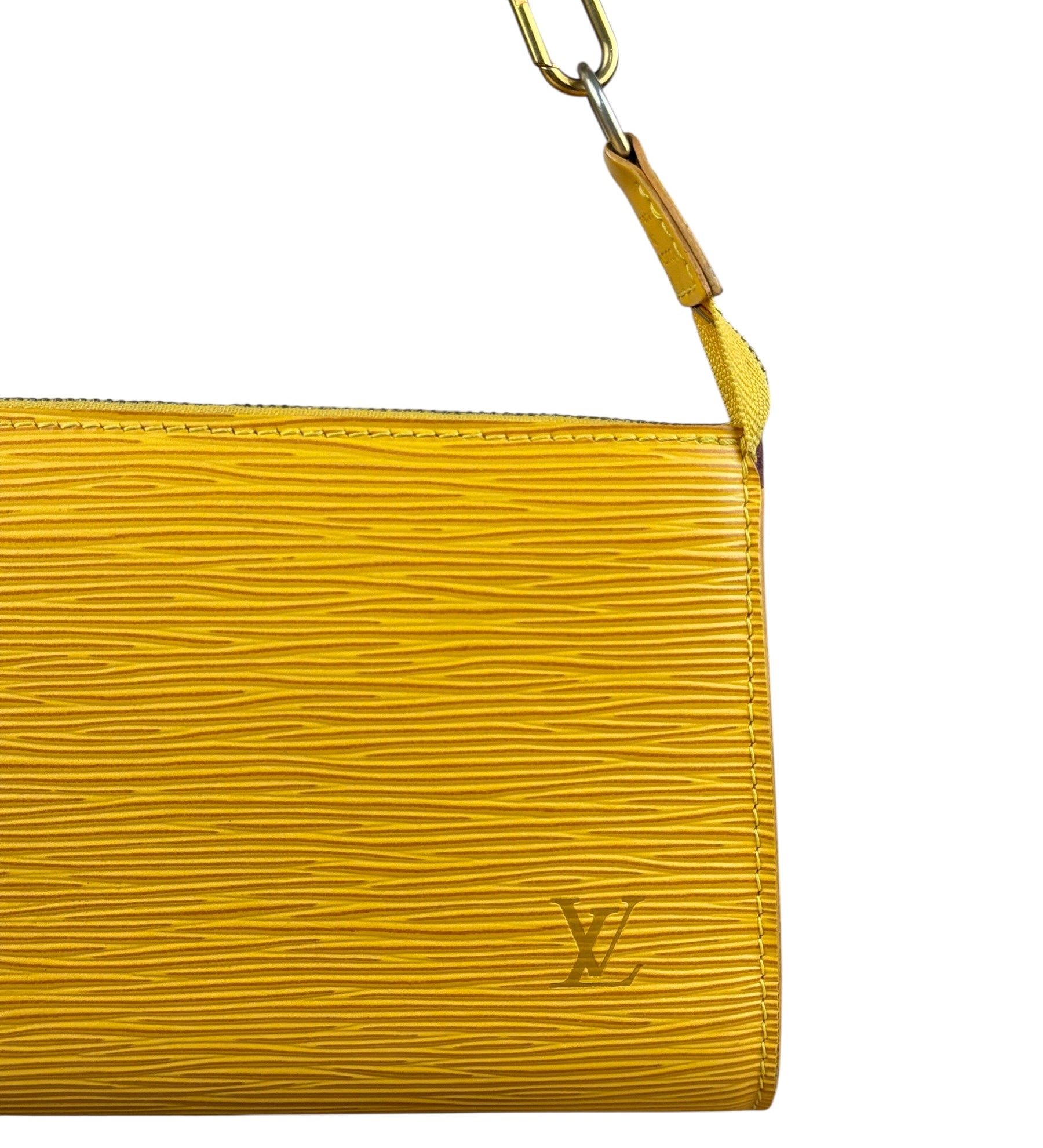 Louis Vuitton Yellow Epi Pochette