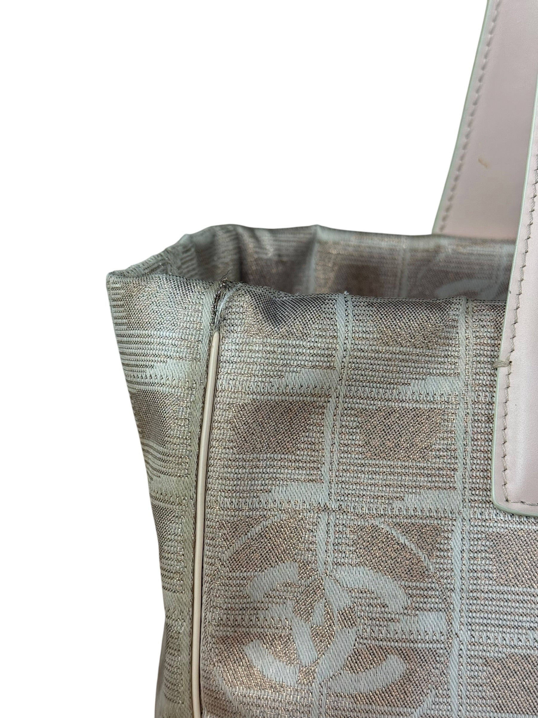 Chanel Pink Metallic Travel Line Tote