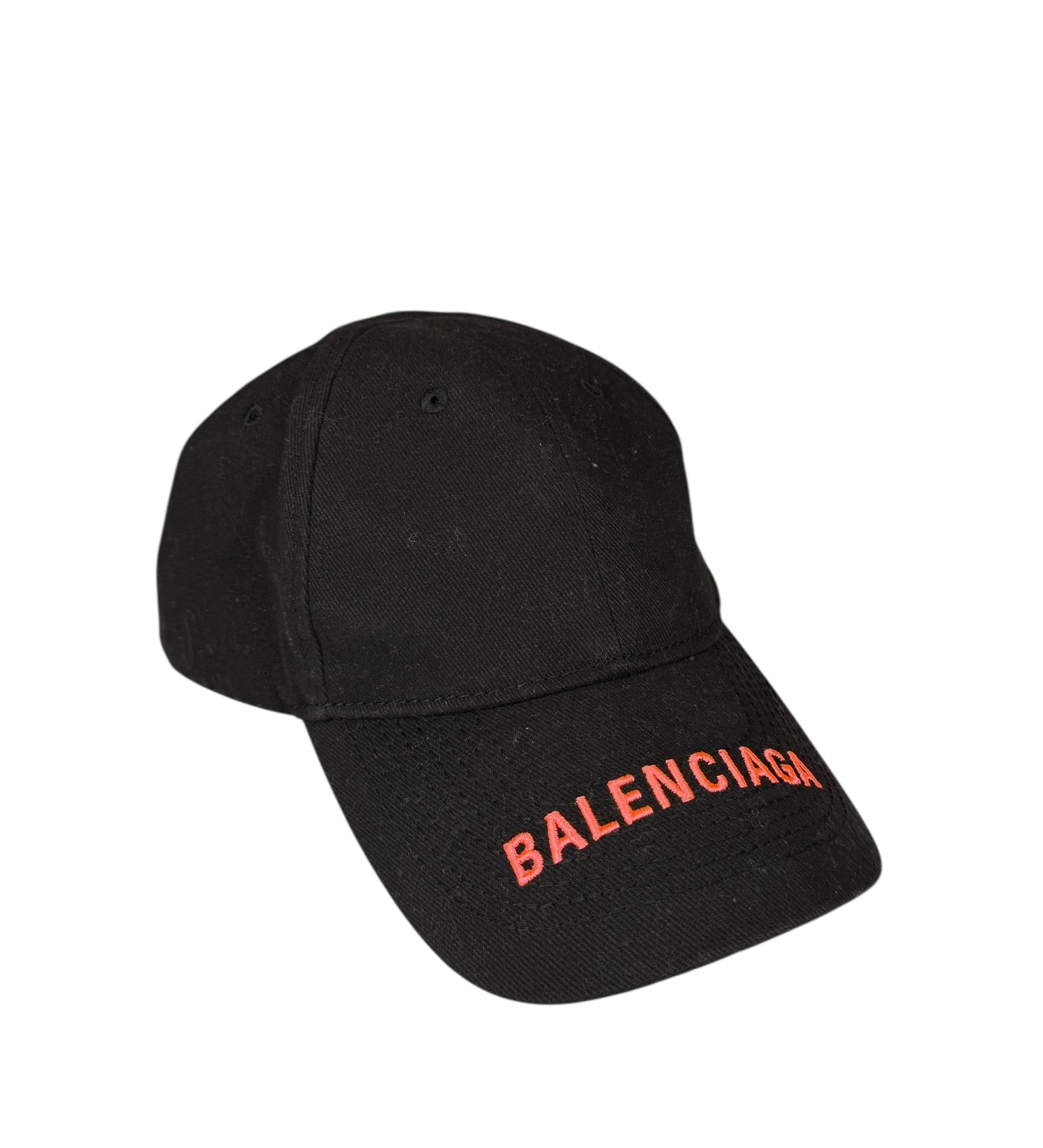 Balenciaga Black Neon Logo Compact Wallet