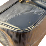 Louis Vuitton Navy Blue Leather Epi Segur Handbag PM