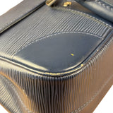 Louis Vuitton Navy Blue Leather Epi Segur Handbag PM