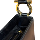 Salvatore Ferragamo Black Leather Hobo Bag