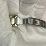 YSL 2 Tone Round Dial Navy Bezel