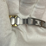 YSL 2 Tone Round Dial Navy Bezel